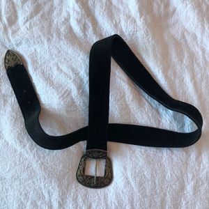 Free People Black Rock Western Belt